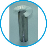 Support ring with CO2 wire basket for cold traps with Dewar flask