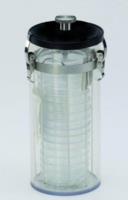 Anaerobic jar, PC, with ventilation screw