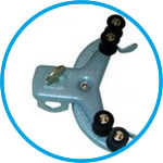 Burette roller clamp, steel
