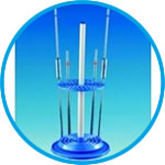 Pipette stand, vertical, PP