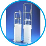Pipette rinser system, pipette basket
