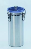 Anaerobic jar, stainless steel, with ventilation screw