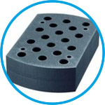 Test tube inserts for Shaker VXR basic Vibrax®