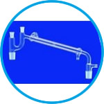 Distilling links acc. to Claisen with vacuum receiver adapter and GL thread, DURAN® tubing