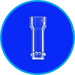 Distribution tubes with frit, DURAN® tubing