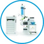 Rotavapor® R-300 System with Interface I-300 and recirculating chiller F-305