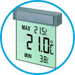 Digital window thermometer Vision