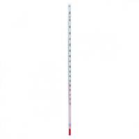 General-purpose thermometers, red filling, with safety coating