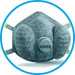 Fine Dust Filtering Half Mask silv-Air High Performance