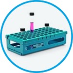 Test tube rack, PP, 