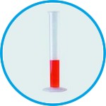 Measuring cylinders, PP, tall form, class B, moulded graduations