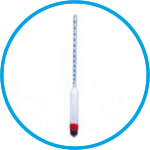 Hydrometers, high-quality plastics, PC, for density
