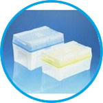 Pipette tips, racked in Tip-Box, sterile, Bio-Cert®